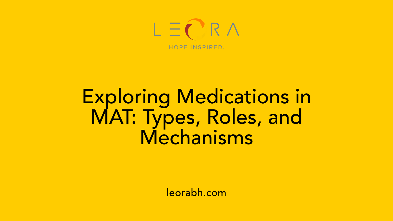 Exploring Medications in MAT: Types, Roles, and Mechanisms