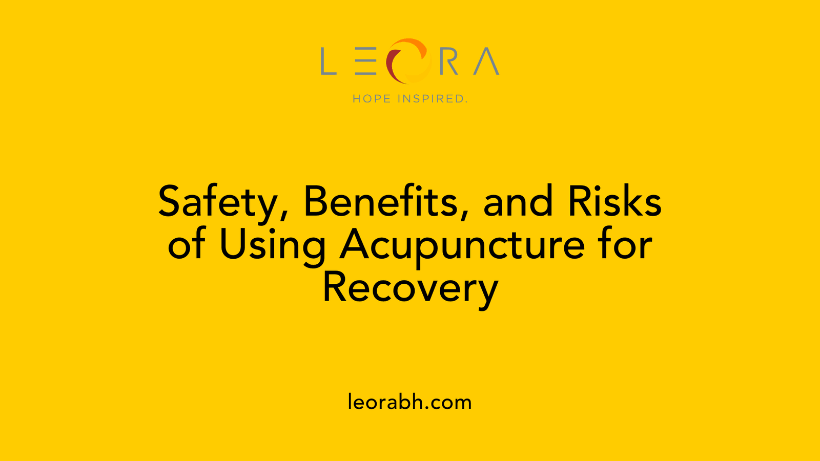 Safety, Benefits, and Risks of Using Acupuncture for Recovery
