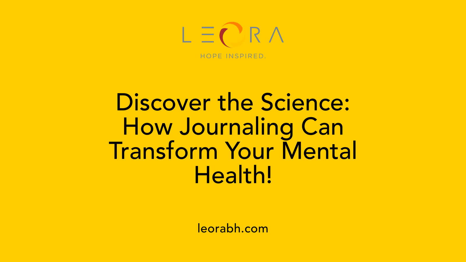 Discover the Science: How Journaling Can Transform Your Mental Health!
