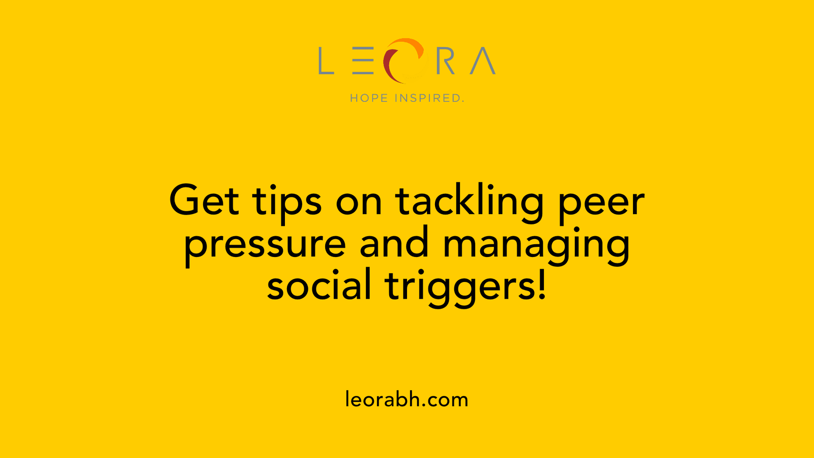 Get tips on tackling peer pressure and managing social triggers!