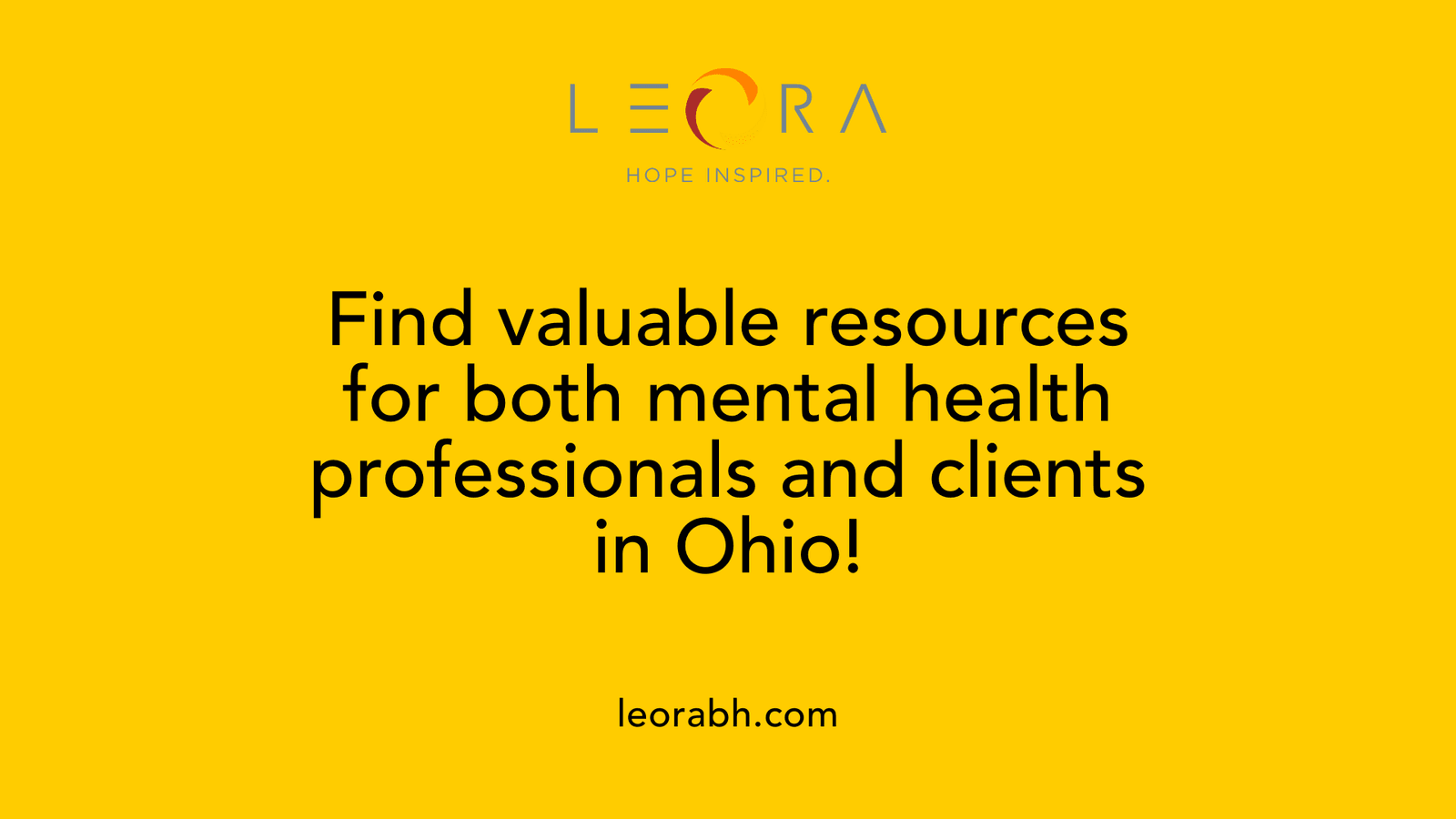 Find valuable resources for both mental health professionals and clients in Ohio!